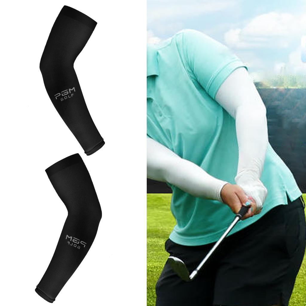 LOVIVER Pair Golf Sleeves Compression Sleeve for Arm Cover