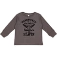 thumbnail image 3 of Inktastic Handpicked for Earth By My Brother in Heaven Angel Wings Boys or Girls Long Sleeve Toddler T-Shirt, 3 of 5