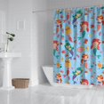 thumbnail image 2 of Mermaid Princess Sea Pattern Shower Curtain 72"x84" ,Bathroom Decorative Shower Curtains Set with 12 Hooks,Modern Waterproof Washable Shower Curtain, 2 of 6