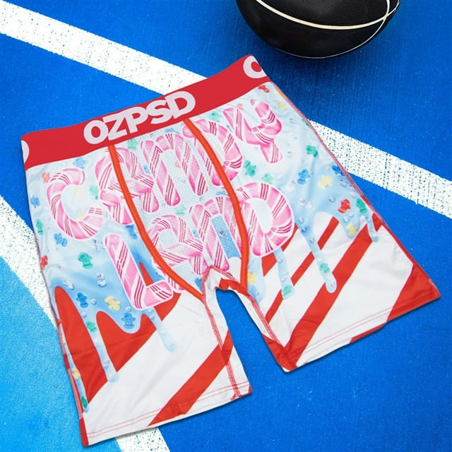 Men Underwear Boxers Printed Male Panties Lingerie Men Underpants Boxershorts Trunks Plus Size Breathable Seamless Men's Boxers O54 S
