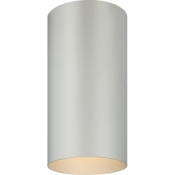 Volume Lighting V9616 1 Light 6" Wide Outdoor Flush Mount Ceiling Fixture - Grey