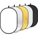 thumbnail image 1 of 5-in-1 Collapsible Light Reflector 60x90cm 24x36inch Gold Silver B Photography, 1 of 5