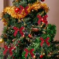 thumbnail image 5 of Home Decoration Velvet Bows For Christmas Tree Wreath Garland Velvet Bows Velvet Christmas Tree Bows Christmas Wreath Bows Christmas Velvet Bows Rustic Crafts Bows (Red), 5 of 5