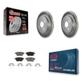 thumbnail image 1 of Transit Auto Rear Coated Disc Brake Rotors and Ceramic Pads Kit for Car 2012-2018 Toyota Yaris KGC-101557, 1 of 11