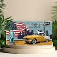 thumbnail image 4 of License Plate, New York City Icon Decorative Front,Personalized Stainless Steel License Plate Cover For Men Women,12.2" X 6.2", 4 of 6