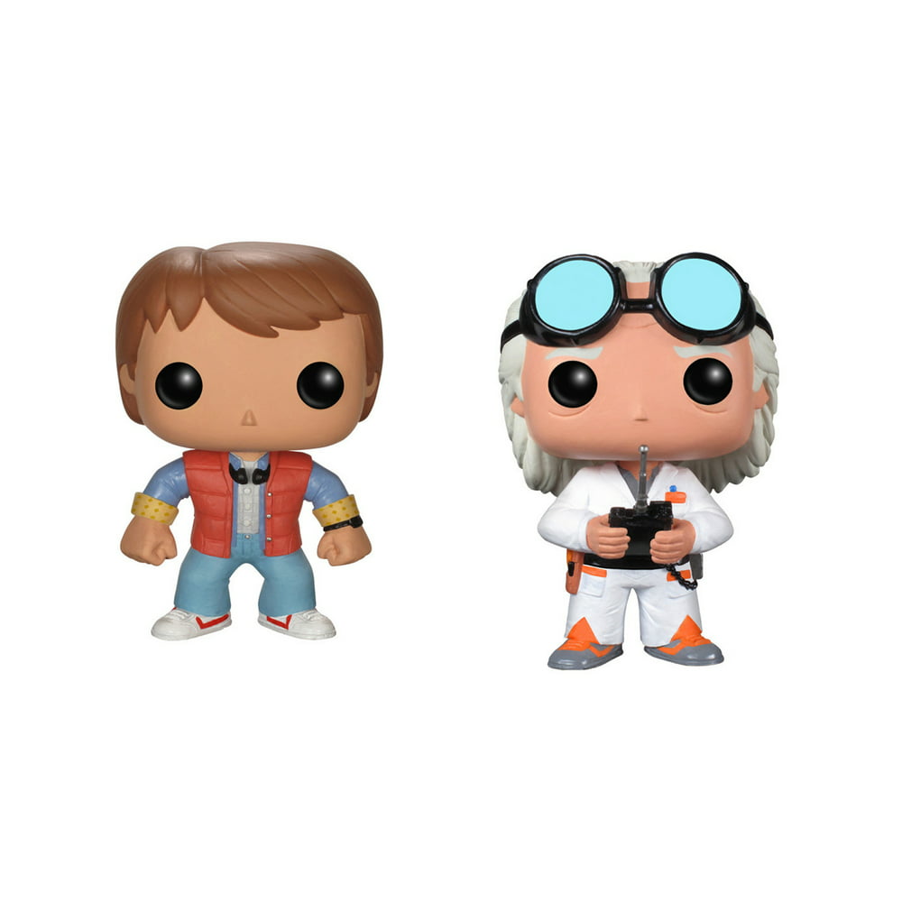 Funko Back to the Future Pop! Movie Vinyl Collectors Set Doc Emmet Brown & Marty McFly
