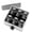 Black, variant on 6Pcs Skull Stainless Steel Refrigerator Magnets,Cool,Strong,Cute,Unique Funny Goth Decorative Fridge Magnets for Adults, Boys,for Kitchen,Office Whiteboards,Lockers,Imanes para Refrigerador(Dark)