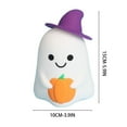 thumbnail image 3 of Halloween Ghost Night Light USB Rechargeable Warm Lamp Decorative Holiday Figurine Party Decor Clearance, 3 of 5