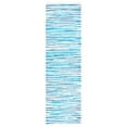 thumbnail image 4 of SAFAVIEH Rag Elena Striped Cotton Area Rug, Turquoise/Multi, 10' x 14', 4 of 11