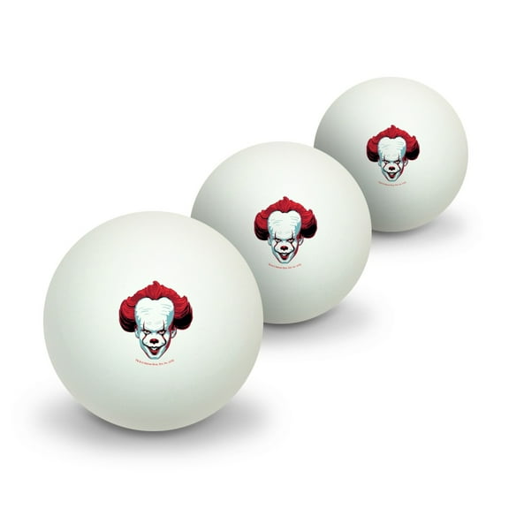 IT Pennywise Come Home Novelty Table Tennis Ping Pong Ball 3 Pack