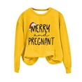 thumbnail image 4 of EGNMCR Chandail en Molleton de Noël Col Rond Imprimé Ample Manches Longues Sans Capuche, 4 of 4