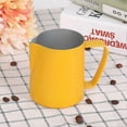 thumbnail image 2 of 350ml Stainless Steel Milk Frothing Jug Frother Coffee Latte Container Cup Coffee UtensilsYellow, 2 of 4