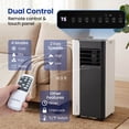 thumbnail image 6 of Costway 8000 BTU 3 in 1 Portable Air Conditioner with Fan & Dehumidifier Mode, Sleep Mode, 24H Timer, 6 of 10