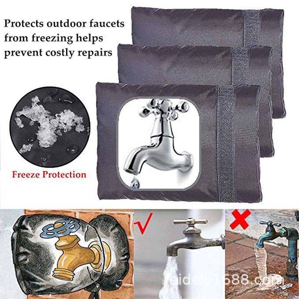 Kepooman Outside Reusable Waterproof Hose Spigot Cover for Garden Backyard, Green Kepooman Outside Reusable Waterproof Hose Spigot Cover for Garden Backyard, Green