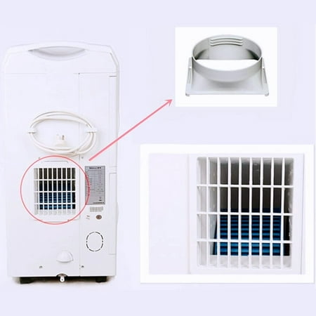

5.9 Inch/6 Inch Portable Air Conditioner Exhaust Hose Coupler Window Adapter A/C Unit Connector Mobile Air Conditioning Accessories (Square To Round)