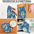 thumbnail image 6 of Coolnut Gift Santa Kitchen Dish Towel Set,Drying Kitchen Towels Tea Towels Gift Set for Drying Cleaning Cooking Baking 4Pcs, 6 of 6