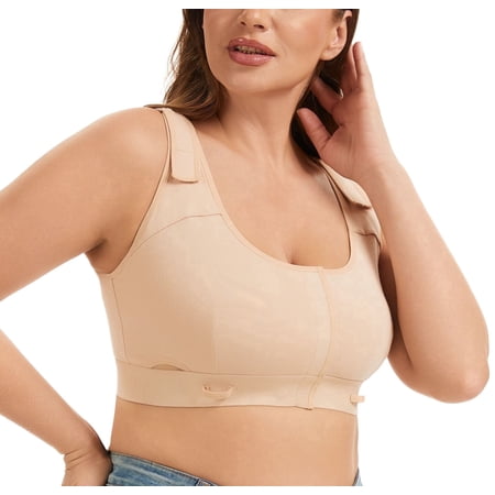 Mastectomy Recovery Bra - Easy-On Velcro Front Closure