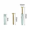 thumbnail image 6 of Wholesale Serrated Wall Anchors Self Tapping Screw Expansion Tube Pipe Drilling Plug for Concrete Wall Screws Fasteners Bolt Kit, 6 of 6