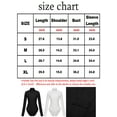 thumbnail image 3 of DODOING Bodysuit Jumpsuit For Women Athletic Jumpsuits Women Long Sleeve Bodysuit Basic Tops Leotard Turtleneck Bodysuits Turtle Mock Neck, 3 of 7