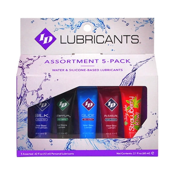ID Sensual Lubes 5 Pack Assorted Sampler