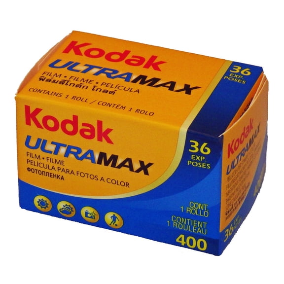 Kodak Ultramax 400 Color Negative Film, 36 Exposures, 35mm, Carded