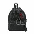 thumbnail image 1 of EIMELI Solid Color Women PU Leather Backpack Daily Bag Shoulder Bags (Black B), 1 of 7