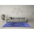 thumbnail image 3 of Ahgly Company Indoor Rectangle Persian Blue Bohemian Area Rugs, 3' x 5', 3 of 4