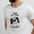 thumbnail image 2 of Greenyef Graphics I Paused My Game to Be Here Gamer Gift Funny Tee Men's T-Shirt Style-43 (White & Black, Medium), 2 of 6
