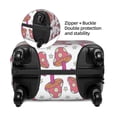 thumbnail image 4 of Kdxio Purple Mushroom Pattern Luggage Cover for Travel,Elastic and Durable,Fits 18-32 Inch,-No luggage included, 4 of 8
