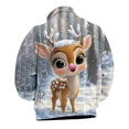 thumbnail image 4 of BiZtdJrK Ugly Christmas Sweater Men Quarter Button Pullover Tops Cute Xmas Print Long Sleeve Shirt, Multicolor, XL, 4 of 5