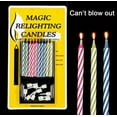 thumbnail image 4 of 20pcs Funny Magic Trick Relighting Candle Birthday Cake Decors Party Joke Xmas Gift, 4 of 7