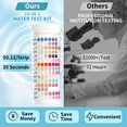thumbnail image 3 of EASYTEST 20 in 1 Drinking Water Test Kit - Well Water Testing Kit - Water Test Strip for House Water for pH, Hardness, Chlorine, Lead, Iron, Bacteria & More, 3 of 7