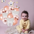 thumbnail image 2 of Rose Gold Tooth Theme Balloons Set, Dental Graduation Party Balloons Decoration, Ivory Tooth Foil Balloons, 12 inch Confetti Balloons for Dental Graduation Decor Birthday Party Supplies, 2 of 6