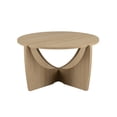 thumbnail image 3 of Minimalism Round Coffee Table Curved Leg,Home Decoration, Living Room Tables, 27 x 28 Inches, 3 of 6