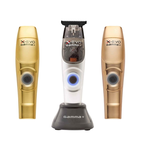 GAMMA+ X-Evo Coupe-Bordures Moteur Magnétique Microchipped avec Couvercles Interchangeables Couleurs Mates, 3 Garde-Boue, Support de Charge