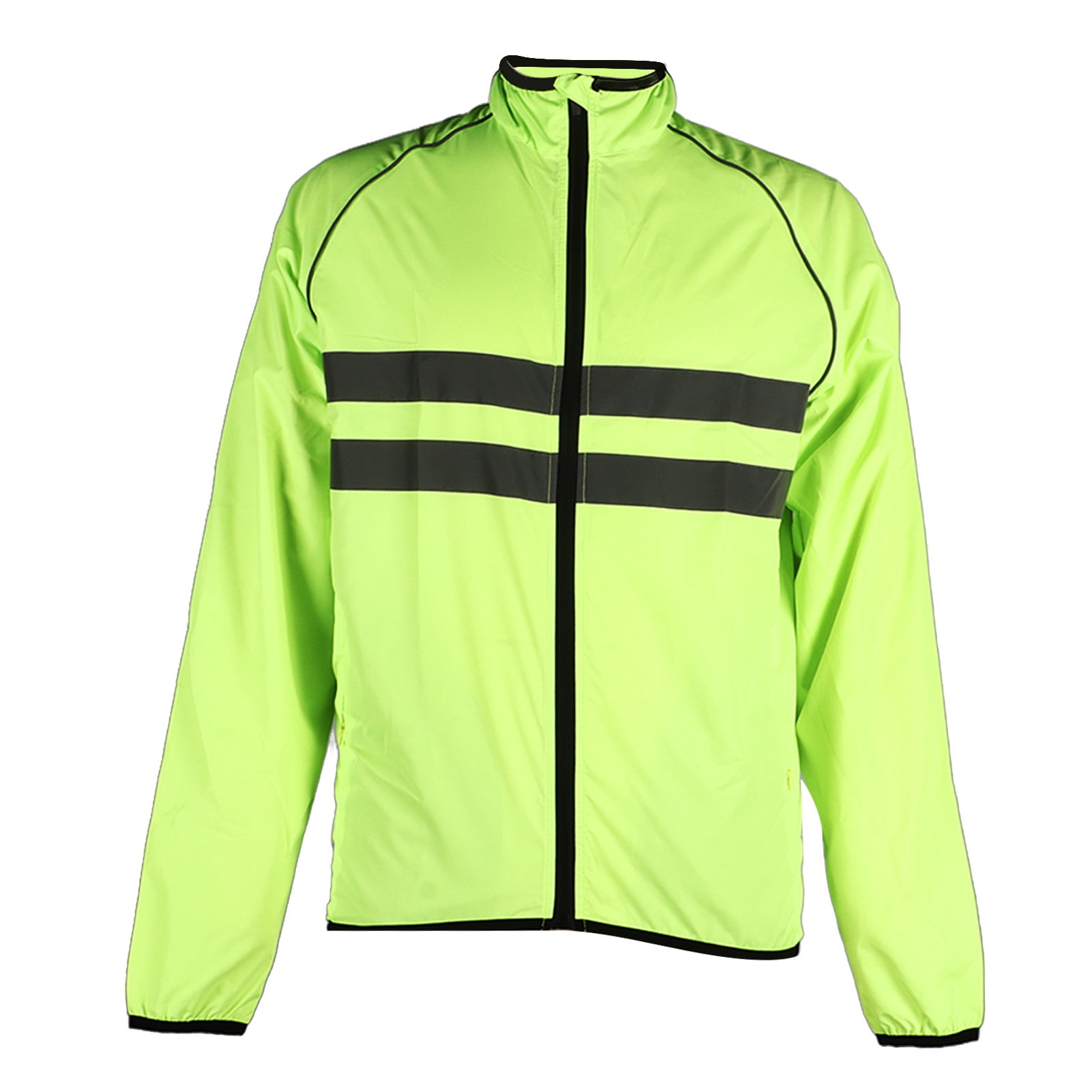 Oubit Reflective Coat Reflective Jacket Breathable Cycling Reflective Jacket Reflective Safety Jacket Tailored for Perfection
