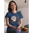 thumbnail image 2 of Bamboo Throwing Hearts T-Shirt Women -Image by Shutterstock, Female 3X-Large, 2 of 4