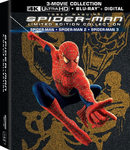 Spider-Man: 3-Movie Collection (Limited Edition Collection) (4K Ultra HD +  Blu-ray) 