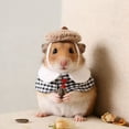 thumbnail image 4 of Bookk Hamster Hat Mini Party Hat Suitable For Small Animals Cute Handmade Knitted Beret Small And Adorable Perfect For Such As Bearded Pigs, 4 of 4