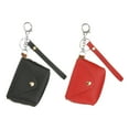 thumbnail image 1 of Llaveros de monedero Uxcell, mini llavero de bolsa tote lindo, pouch para auriculares, bolsa de monedas, encanto de monedero negro, rojo, 1 of 7