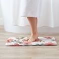 thumbnail image 3 of Flower Pattern Rugs Washable Cover Floor Rug Carpets Home Decorations for Bathroom Kitchen Bedroom Indoor 31.5x20 inch, 3 of 6