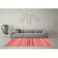 thumbnail image 3 of Ahgly Company Indoor Rectangle Abstract Red Modern Area Rugs, 3' x 5', 3 of 4