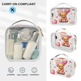 thumbnail image 5 of Mother's Day Balloons Teddy Bears Clear Cosmetic Bags with Handles PVC Toiletry Bags Zipper Waterproof Portable for Traveling 2 Pcs, 5 of 7