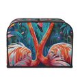 thumbnail image 2 of Fotbe Romantic Flamingo Pair for Four Slice Toaster Cover, Fingerprint Protector, Super Soft Appliance Cover And Dust Cover,Bread Dust Cover & Fingerprint Protection, 2 of 7