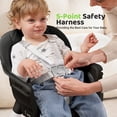 thumbnail image 3 of Babyeap 8-in-1 Baby High Chair, Feeding Chair, Table & Chair Set, Convertible Design for Babies & Toddlers,Black, 3 of 13