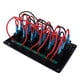 thumbnail image 2 of Panel de interruptores basculantes Jadeshay 6 unidades ABS Negro IP65, 2 of 8
