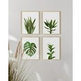 thumbnail image 6 of Haus and Hues Plant Wall Art - Set of 4 Plant Pictures Wall Art and Green Wall Art Collection, Botanical Prints, Sage Green Leaves Paintings For Wall, Minimalist Wall Art (11x14, Framed Beige), 6 of 6