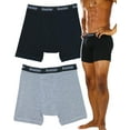 thumbnail image 2 of ToBeInStyle Men's Pack of 6 Thick Knocker Waistband Boxer Briefs Underpants - 2X-Large, 2 of 7