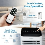 Costway 5000 BTU (8000 BTU ASHRAE) Portable Air Conditioner 4-in-1 AC Unit with Cool Fan Dehum Sleep Mode