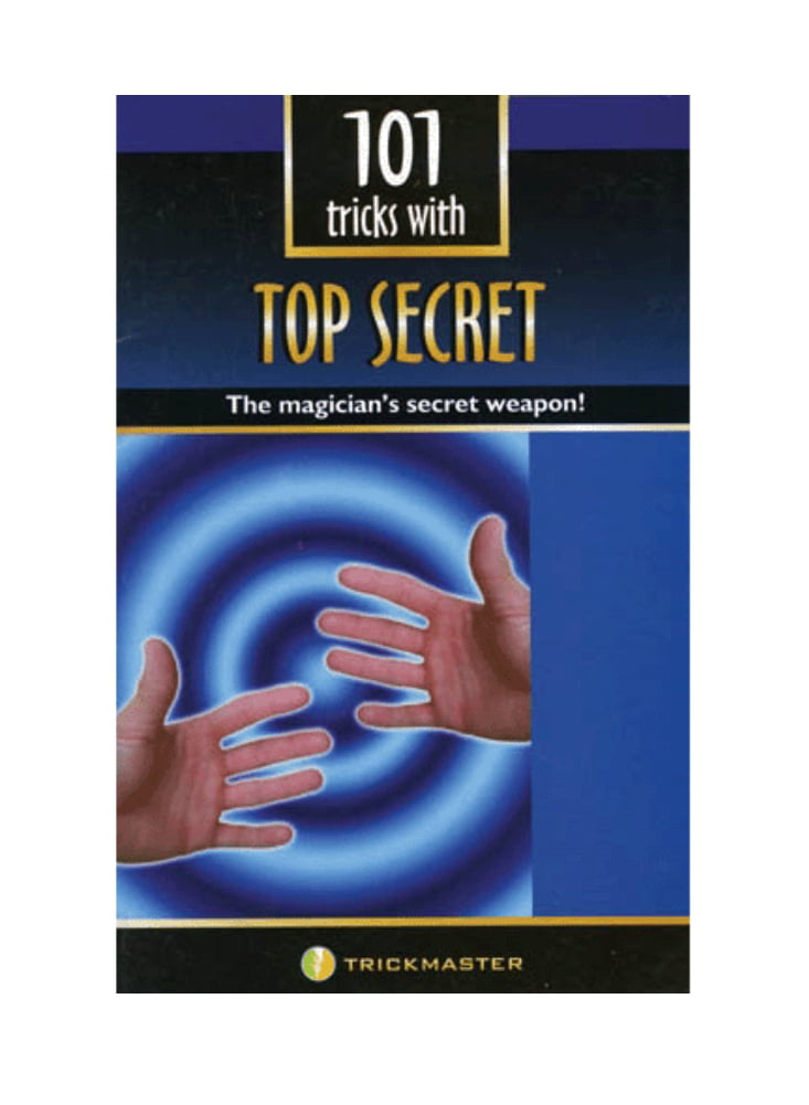 Thumb Tip BRAND NEW BOOK 101 Tricks Booklet Top Secret 